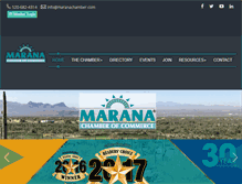Tablet Screenshot of maranachamber.com